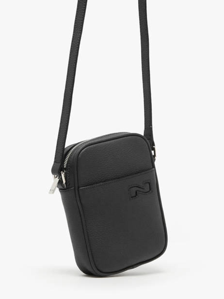 Cross Body Tas N City Leder Nathan baume Zwart n city 5 ander zicht 2