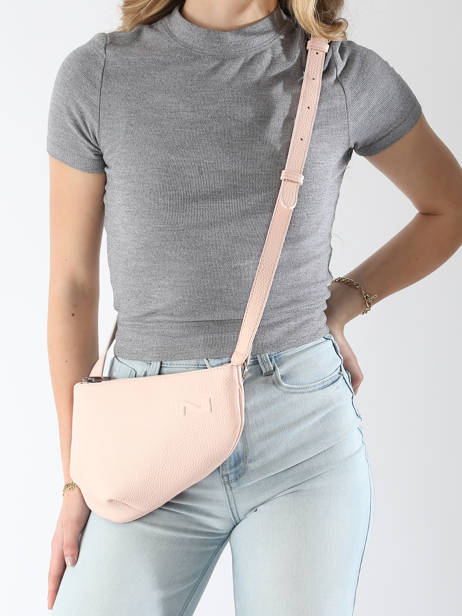 Cross Body Tas City Perle Leder Nathan baume Roze n city N1811000 ander zicht 1