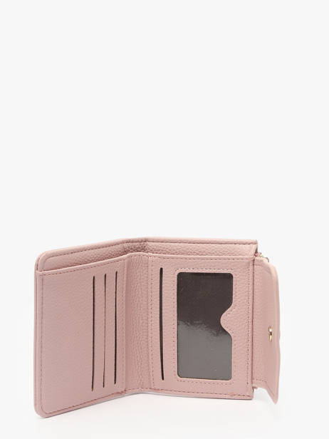 Portemonnee Met Kaarthouder Miniprix Roze grained 78COK865 ander zicht 1