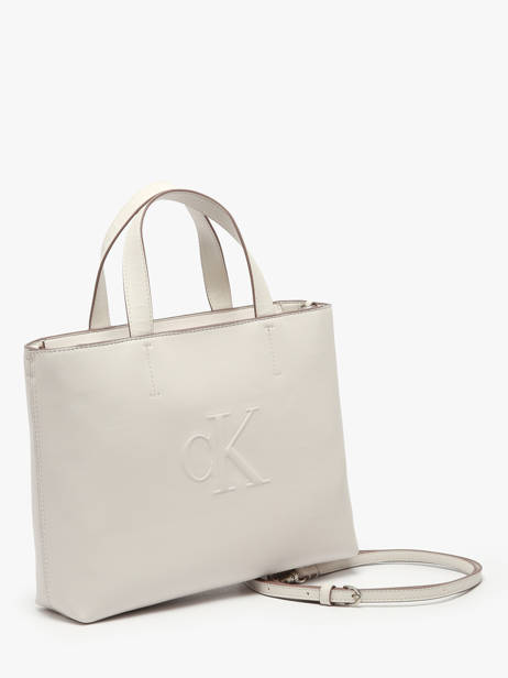 Handtas Sculpted Calvin klein jeans Beige sculpted 4K3111G ander zicht 2