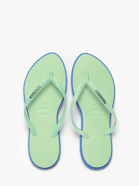 Teenslippers Havaianas Groen women 4149584F