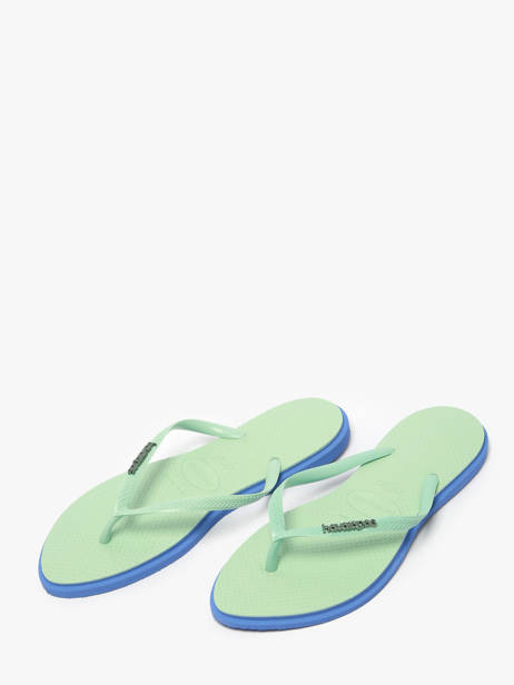 Teenslippers Havaianas Groen women 4149584F ander zicht 2