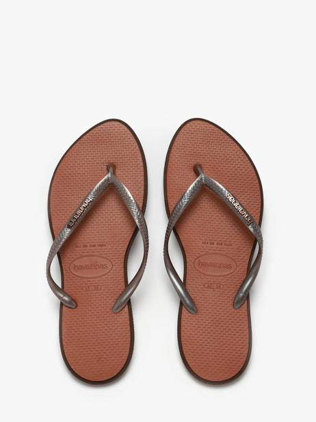 Teenslippers Havaianas Bruin women 4149584F