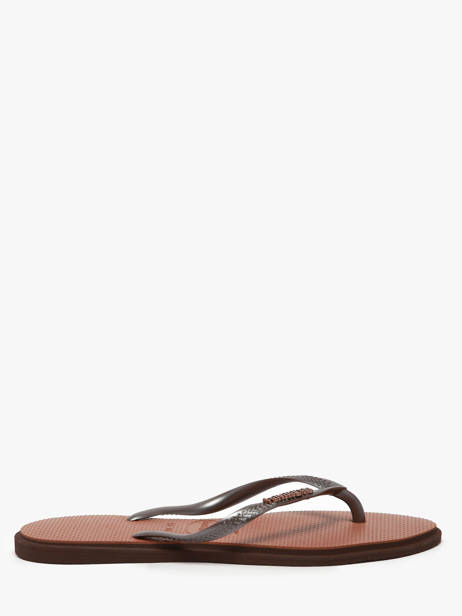 Teenslippers Havaianas Bruin women 4149584F ander zicht 1