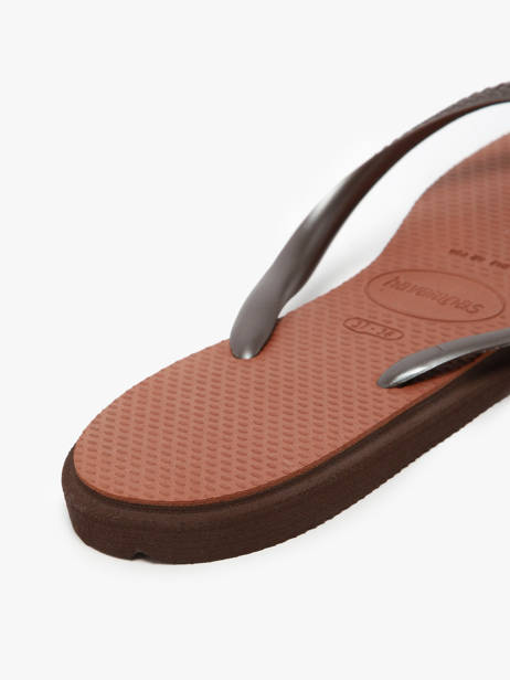 Teenslippers Havaianas Bruin women 4149584F ander zicht 3