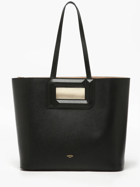Schoudertas Angèle Leder Lancel Zwart angele A13361