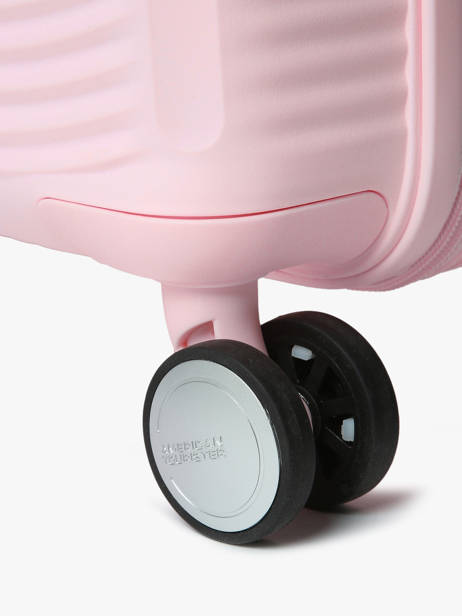 Harde Reiskoffer S Soundbox American tourister Roze soundbox 32G002 ander zicht 2