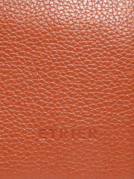 Business Rugzak Flandres Leder Etrier Oranje flandres EFLA8272 ander zicht 6
