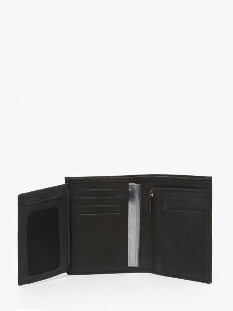 Portefeuille Met Portemonnee Oil Leder Etrier Zwart oil EOIL142 ander zicht 2