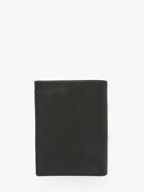 Portefeuille Met Portemonnee Oil Leder Etrier Zwart oil EOIL142 ander zicht 3
