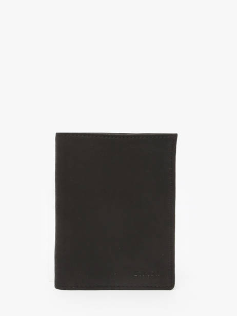 Portefeuille Oil Leder Etrier Zwart oil EOIL241