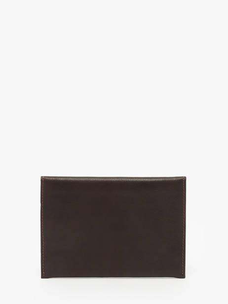 Paspoorthouder Oil Leder Etrier Bruin oil EOIL054 ander zicht 2