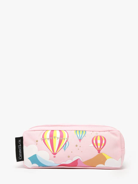 Pennenzak Boheme 2 Compartimenten Caramel et cie Roze boheme FI