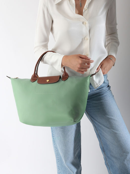 Longchamp Le pliage original Handtas Groen