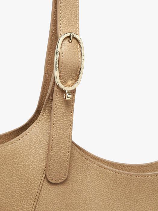 Longchamp Le foulonné Schoudertas Beige