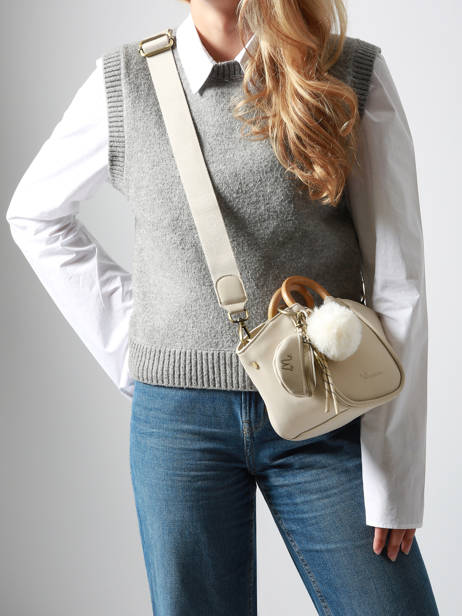 Cross Body Tas S Crocus Woomen Beige crocus WCRO33 ander zicht 1