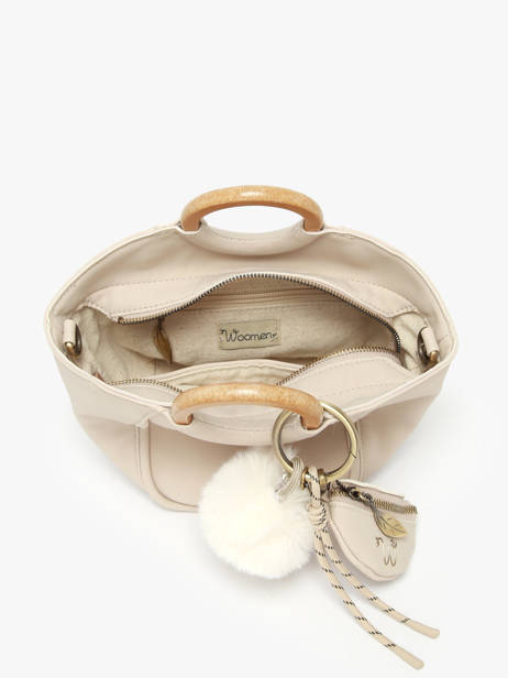Cross Body Tas S Crocus Woomen Beige crocus WCRO33 ander zicht 3