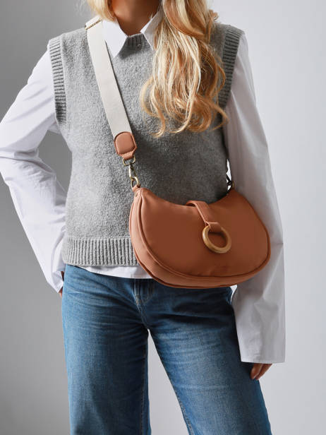 Cross Body Tas Crocus Woomen Bruin crocus WCRO29 ander zicht 1