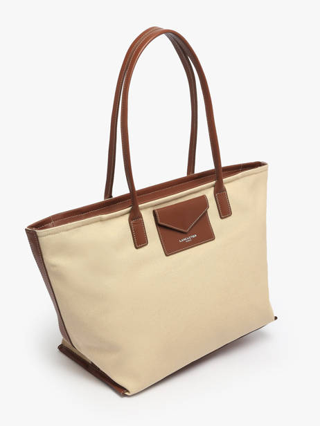 Schoudertas Canvas Kba Lancaster Beige canvas kba 50 ander zicht 2