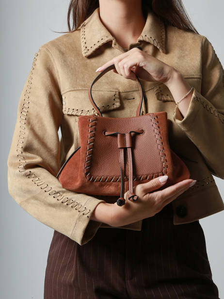 Cross Body Tas Brumby Etrier Bruin brumby EBRU148S ander zicht 1