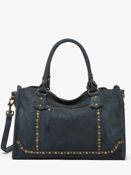 Handtassen Houston Leder Basilic pepper Blauw houston BHOU22