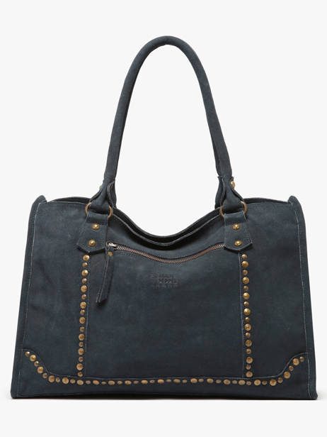 Handtassen Houston Leder Basilic pepper Blauw houston BHOU31