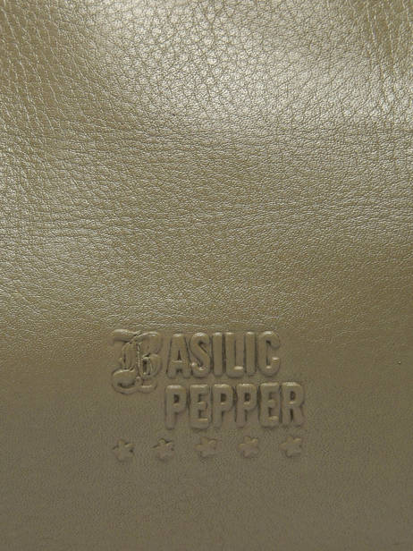 Schoudertas Cow A4 Leder Basilic pepper Groen cow BCOW31 ander zicht 5