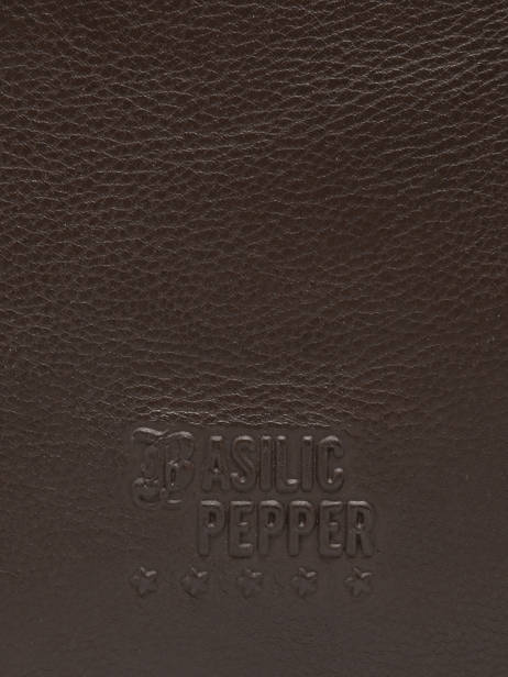 Handtassen Cow Leder Basilic pepper Bruin cow BCOW80 ander zicht 5