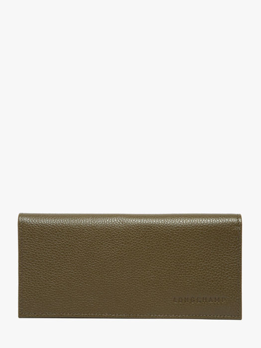 Longchamp Le foulonné Portefeuille Groen