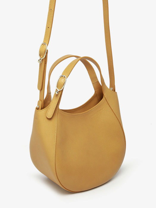 Longchamp Le foulonné Handtas Geel