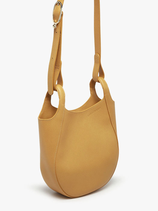 Longchamp Le foulonné Cross bodytas Geel