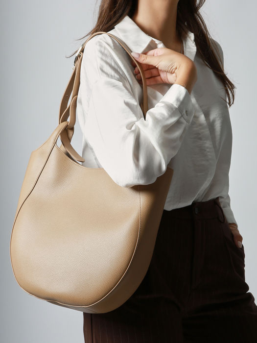 Longchamp Le foulonné Schoudertas Beige