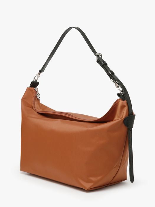 Longchamp Besace longchamp toile Schoudertas Bruin