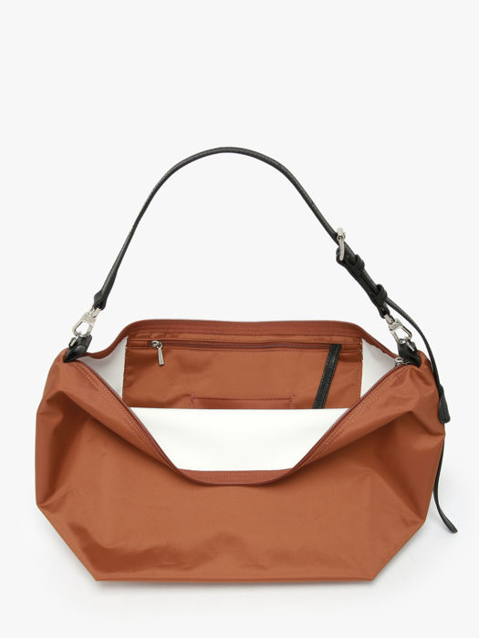 Longchamp Besace longchamp toile Schoudertas Bruin