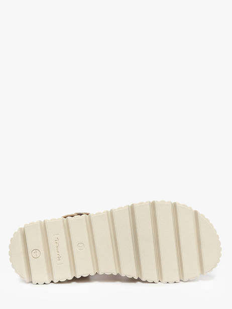 Sandalen Uit Leder Tamaris Beige women 44 ander zicht 4
