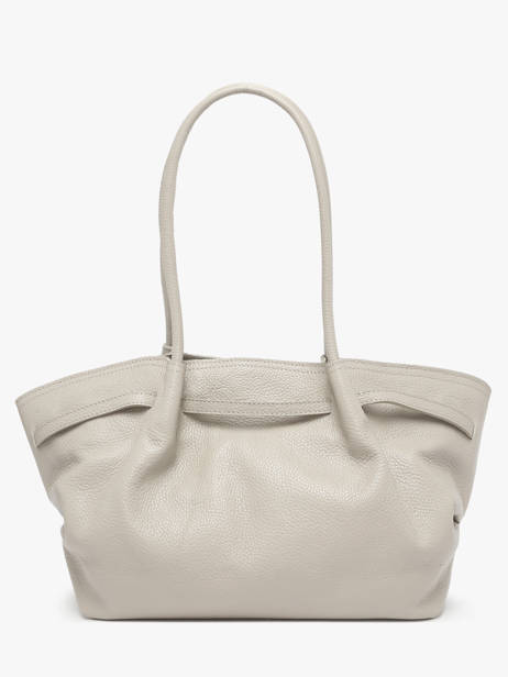 Schoudertas Caviar Leder Milano Beige caviar CA25062 ander zicht 3