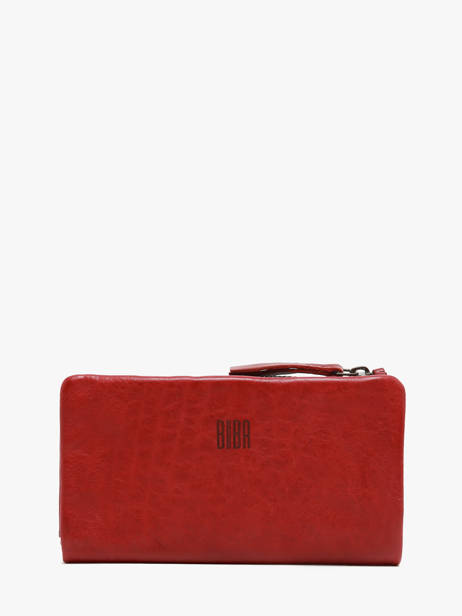 Portefeuille Heritage Leder Biba Rood heritage DON4L ander zicht 2