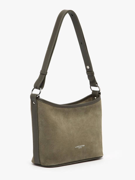 Cross Body Tas Suede Leder Lancaster Groen suede 80 ander zicht 2