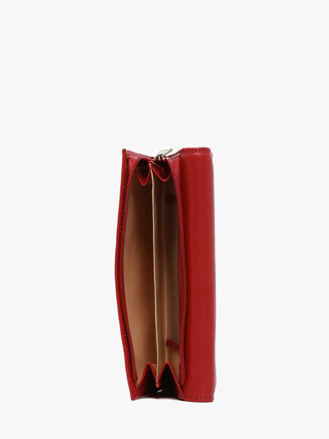 Portemonnee Marina Leder Katana Rood marina 753080 ander zicht 2