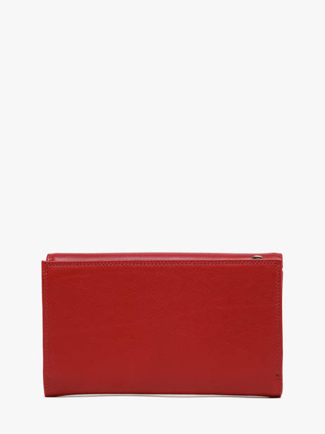 Portemonnee Marina Leder Katana Rood marina 753080 ander zicht 3
