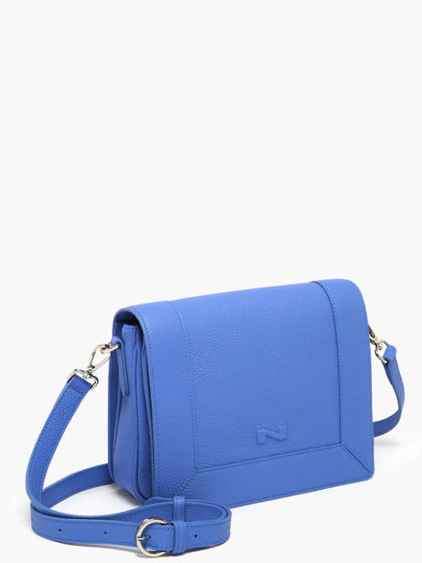 Cross Body Tas Rotterdam Leder Nathan baume Blauw mondrian 3 ander zicht 2