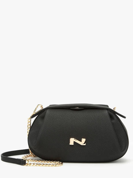 Cross Body Tas Nymphea Leder Nathan baume Zwart nymphea 2