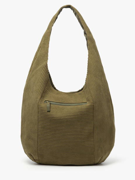 Schoudertas Velours Le voyage en panier Groen velours AHP243 ander zicht 4