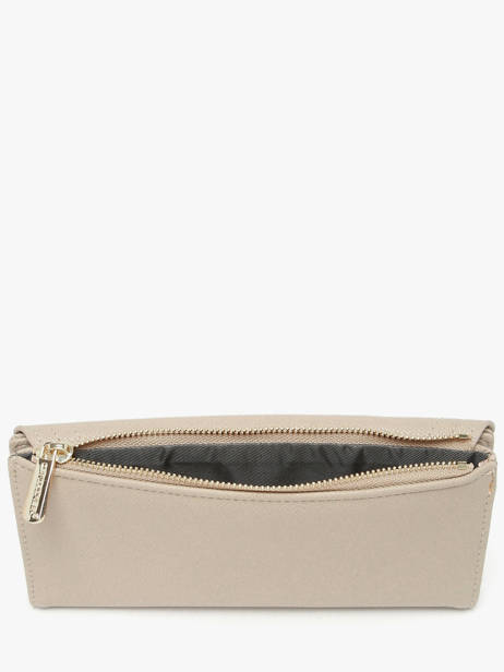 Portefeuille Saffiano David jones Beige saffiano P164 ander zicht 2