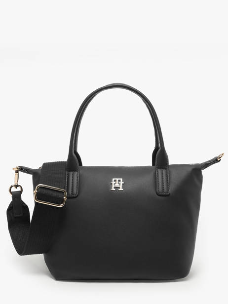 Handtassen Popette Gerecycleerd Polyester Tommy hilfiger Zwart popette AW17708