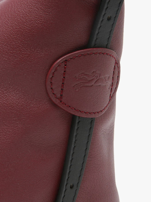 Longchamp Besace longchamp cuir Schoudertas Violet