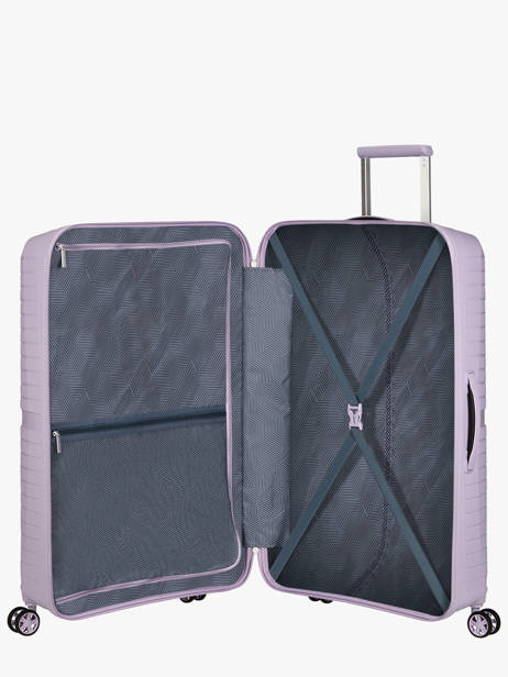 Harde Reiskoffer Airconic American tourister Violet airconic 88G003 ander zicht 3