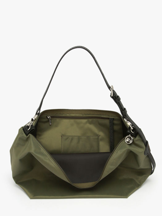 Longchamp Besace longchamp toile Schoudertas Groen