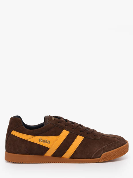 Sneakers Harrier Uit Leder Gola Bruin men CMA192