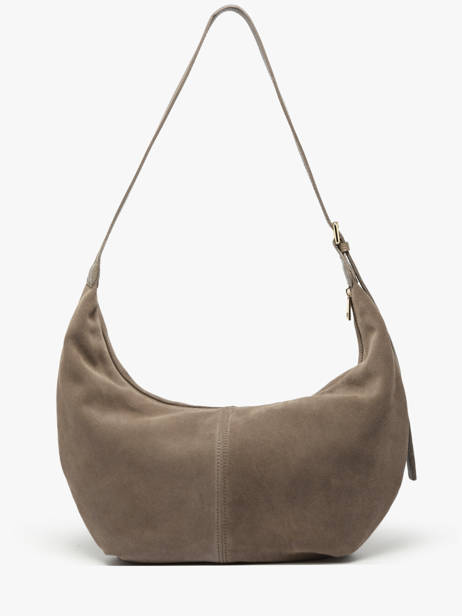 Schoudertas Velvet Caviar Leder Milano Beige velvet caviar VC25091 ander zicht 4